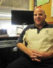 It’s just a window on a shop floor; to Brent Colclough it’s a way to his past and his future.