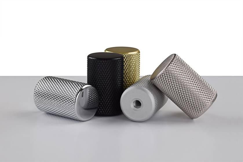 Knurled knobs available in five finishes Wood Industry