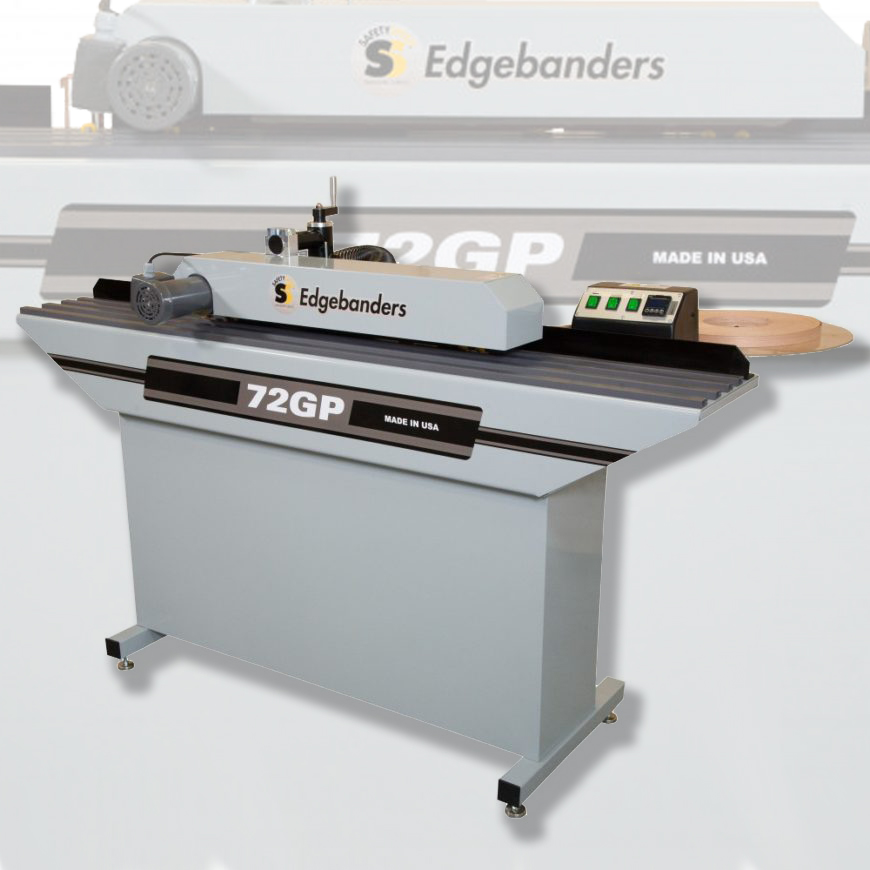Glue pot edgebander features digital PID temperature control Wood